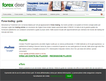 Tablet Screenshot of forexdeer.com